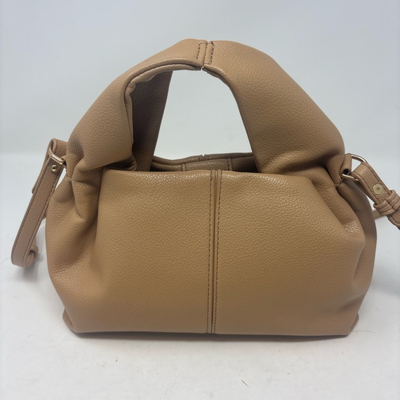 Polène Numéro Neuf Mini Bag Textured Beige Leather Purse - Picture 4 of 14